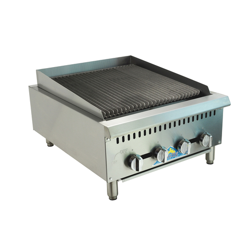 Comstock-Castle CCHRB24-NG 24" W Countertop Natural Gas Char-Broiler - 80,000 BTU