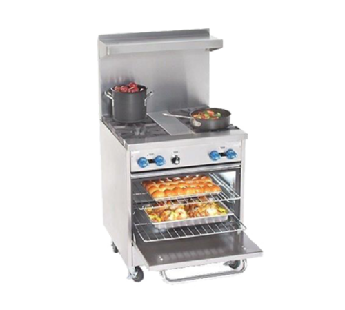 Comstock-Castle F326-NG 4 Star Burners Gas Range - 126,000 BTU
