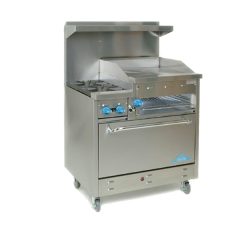 Comstock-Castle F330-24B-NG 2 Star Burners Gas Range - 108,000 BTU