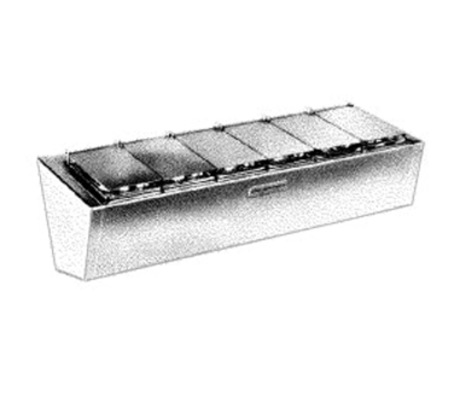 Caddy Corporation T-331 6 Compartment Counter Top Condiment Caddy