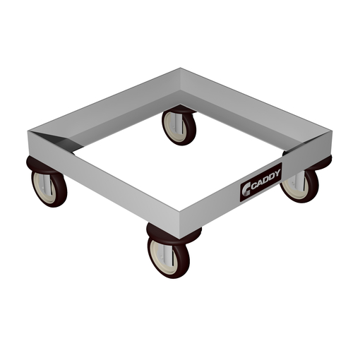 Caddy Corporation T-22 Stainless Steel Single Stack Dolly-Type Rack Caddy