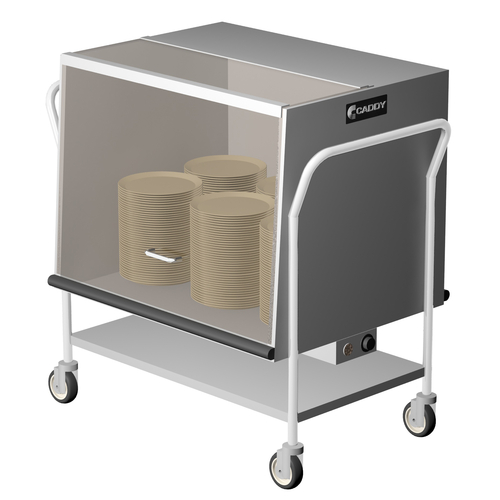 Caddy Corporation TH-190 39.75" W x 27.25" D x 40.75" H Enclosed with Hinged Plastic Cover Heated Multi-Purpose Caddy - 120 Volts 1000 Watts