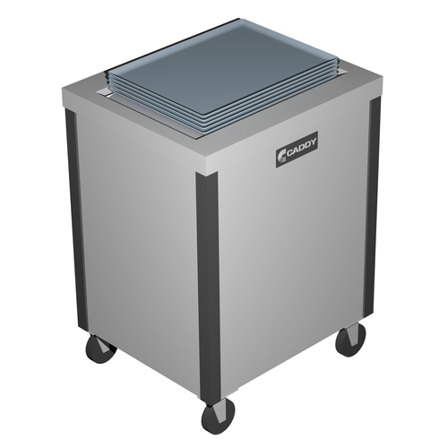 Caddy Corporation CM-1418 Single Stack Cabinet Style Unheated Caddy Magic Tray Dispenser for 14" x 18" Trays