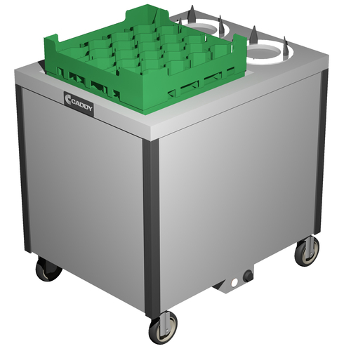 Caddy Corporation CM-2620-H-10 140 Cups & Saucers Up to 5.75" Dia. Cabinet Style without Door Heated Caddy Magic Cup or Saucer Rack Dispenser for 20" x 20" Racks