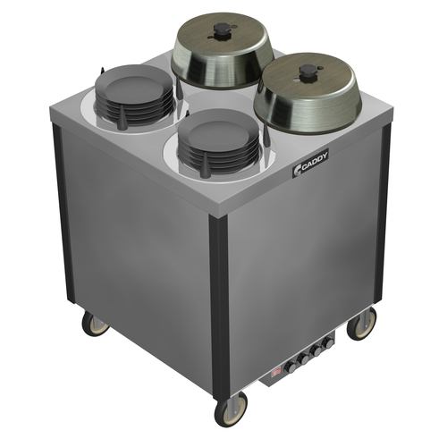 Caddy Corporation CM-S-304-HH 4 Self-Leveling Adjustable Dispensing Cylinders for Up to 9.25" Dia. Cabinet Style "Hi Heat" Caddy Magic Underliner or Base Dispenser - 208 Volts