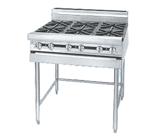 Jade JMRH-4-A-LP 24 " W 4 Burners Liquid Propane Titan Heavy Duty Range - 140,000 BTU