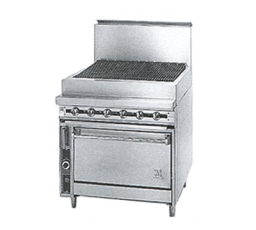 Jade JTRH-36B-NG 36" W Natural Gas Titan Heavy Duty Range - 90,000 BTU