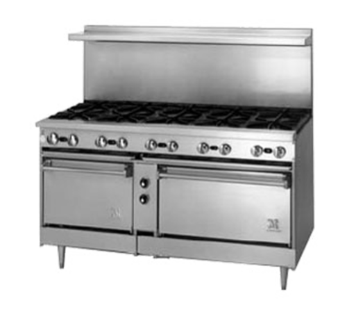 Jade JBR-10-NG 60" Natural Gas Cabinet Base Bistro Restaurant Range - 300,000 BTU