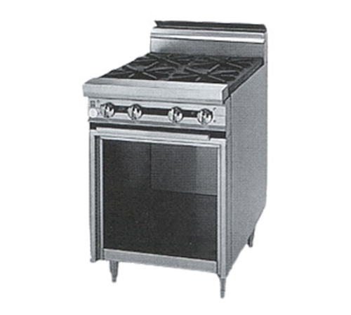 Jade JTRH-4-NG 36" W 4 Burners Natural Gas Titan Heavy Duty Range - 140,000 BTU