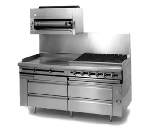Jade JMRH-36B-NG 36" W Natural Gas Modular with Charbroiler Titan Heavy Duty Range - 90,000 BTU