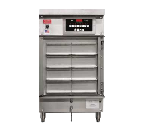 Winston HA8503-08 Stainless Steel Half-Size Countertop CVAP Universal Holding Bin Cabinet - 120 Volts