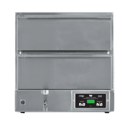 Winston HBB0D2 Stainless Steel 2 Standard Drawers CVap Hold & Serve Drawer - 120 Volts