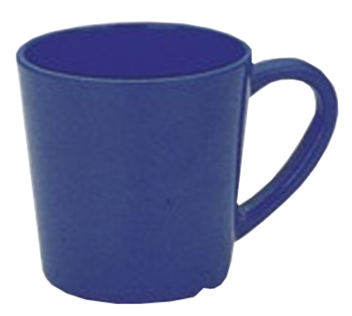 Yanco MS-9018BU 3" Dia. Blue Melamine Milestone Mug or Cup