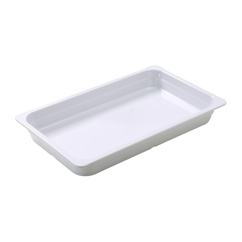 Yanco GN-120 5.5 L. White Melamine Rectangular GN Pan