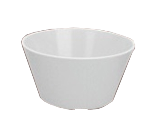 Yanco NS-302W 8 Oz. 3.88" Dia. White Melamine Round Nessico Bouillon Cup