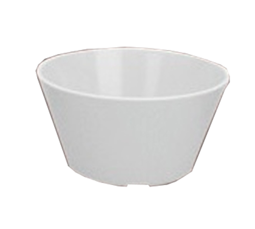 Yanco NS-302W 8 Oz. 3.88" Dia. White Melamine Round Nessico Bouillon Cup