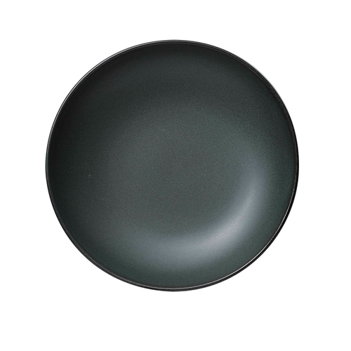 Yanco CH-508 17 Oz. Dark Green Porcelain Round Champs Salad Bowl