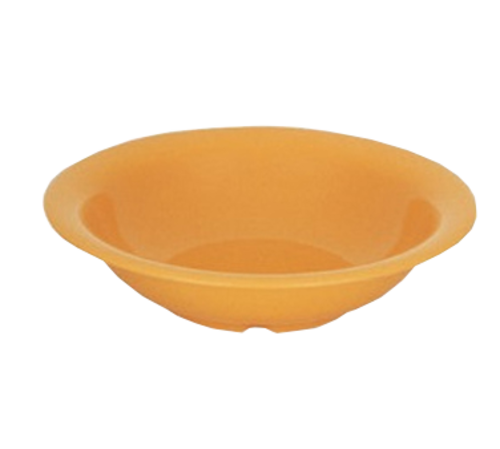 Yanco MS-5608YL 8 Oz. Yellow Melamine Round Milestone Salad Bowl