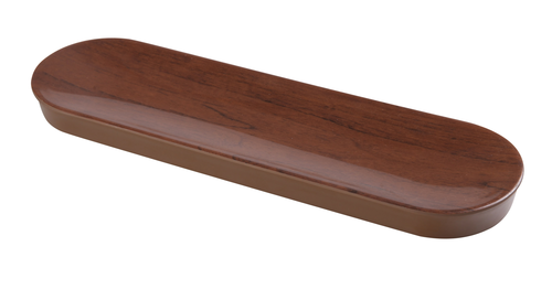 Yanco WL-714 14" W x 1" H x 4" D Rectangular Melamine Woodland Olive Tray