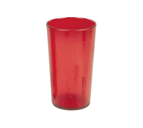 Yanco PT-005R 5 Oz. Red Plastic Tumbler