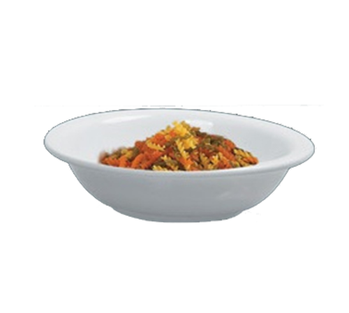 Yanco AC-10 13 Oz. Super White Porcelain Round Abco Grapefruit Bowl