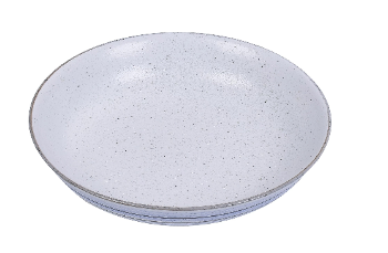 Yanco OC-407 10 Oz. Black Porcelain Round Noble Black Nappie Bowl