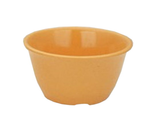 Yanco MS-303YL 7 Oz. 4" Dia. Yellow Melamine Round Milestone Bouillon Cup