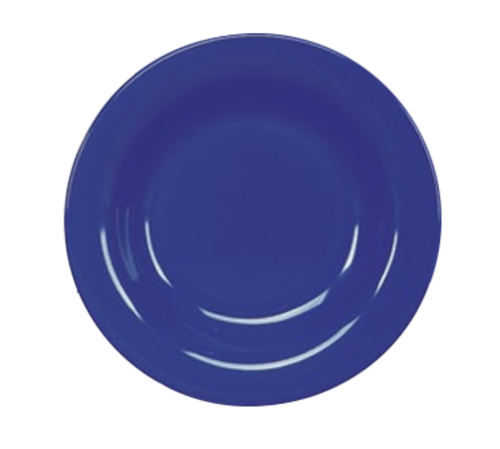 Yanco MS-5809BU 13 Oz. Blue Melamine Round Milestone Pasta Bowl