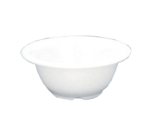 Yanco MS-5510WT 10 Oz. White Melamine Round Milestone Soup Bowl