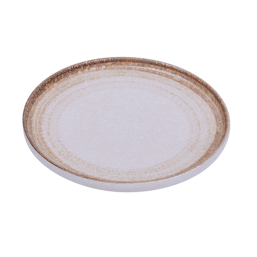 Yanco RO-2210 10" Dia. White Porcelain Round Rockeye-2 Plate