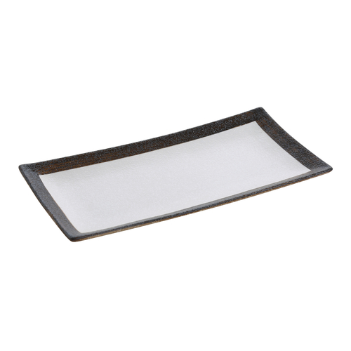 Yanco RO-2114 13.5" W Porcelain Rectangular Rockeye Plate