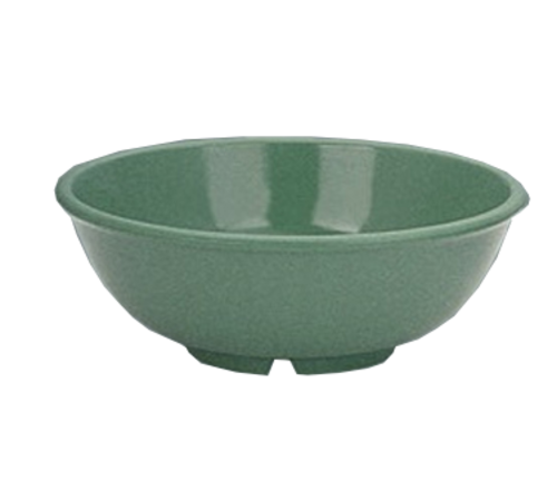 Yanco MS-5807GR 24 Oz. Green Melamine Round Milestone Salad Bowl