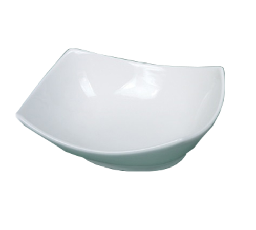 Yanco ML-610 42 Oz. Super White Porcelain Rectangular Main Land Bowl
