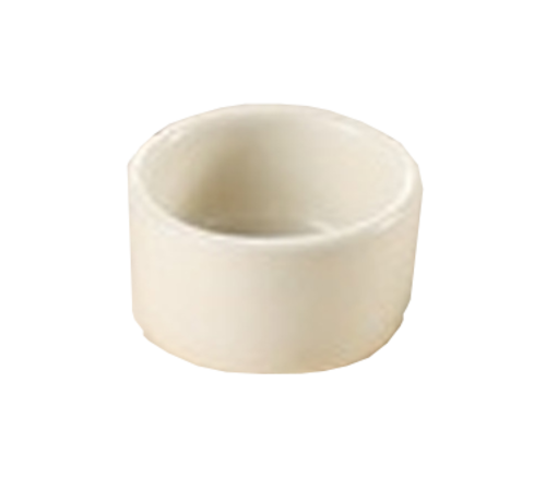 Yanco PIP-2 2 Oz. American White Round Porcelain Accessories Pipkin and Ramekin