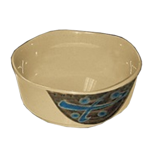 Yanco JP-3003 12 Oz. 5.5" Dia. Melamine Round Japanese Soup Bowl