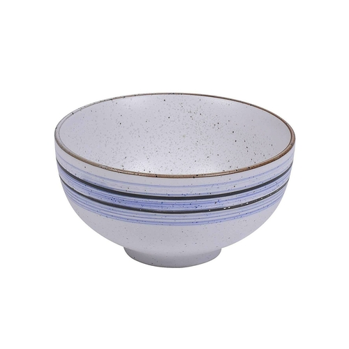 Yanco OC-505 8 Oz. White Porcelain Round Ocean Rice Bowl