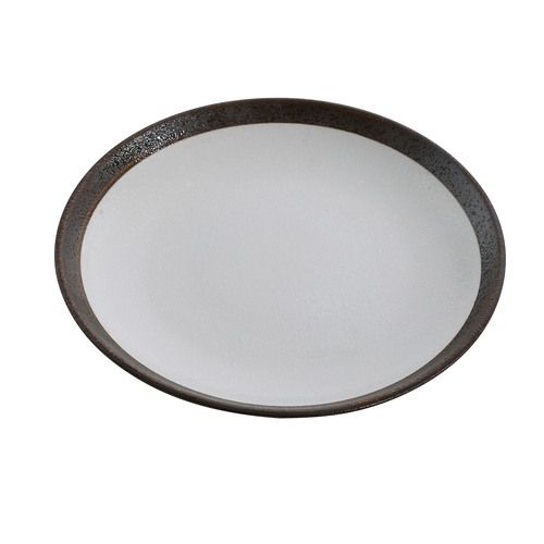 Yanco RO-112 12" W Coupe Porcelain Oval Rockeye Plate