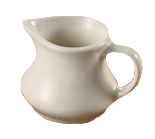 Yanco RE-4-CM 4 Oz. White Porcelain Accessories Creamer