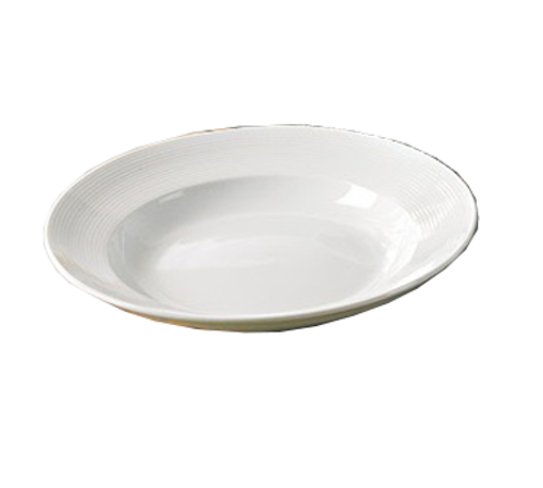 Yanco PA-309 10 Oz. Super White Porcelain Round Paris Soup Bowl