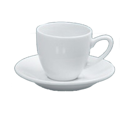 Yanco AC-35 3.5 Oz. White Porcelain Round Abco Cup