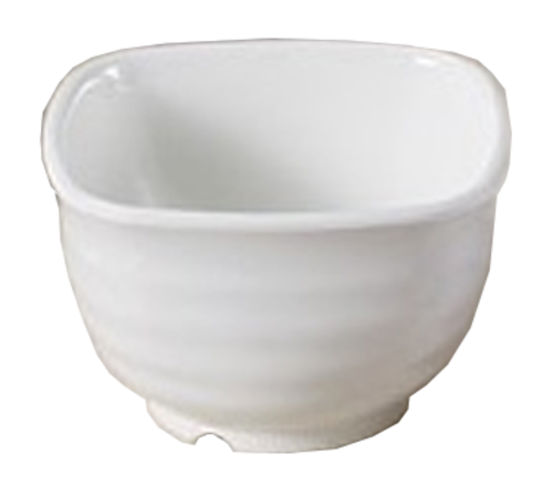 Yanco MD-705 16 Oz. 5" W White Melamine Square Milando Bowl