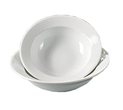 Yanco PA-506 11.5 Oz. Super White Porcelain Round Paris Grapefruit Bowl