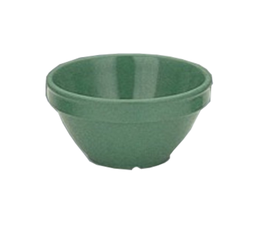Yanco MS-313GR 8 Oz. 4.25" Dia. Green Melamine Round Milestone Bouillon Cup