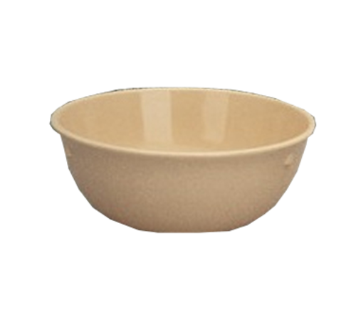 Yanco NS-314T 4.88" Dia. Tan Melamine Round Nessico Nappie