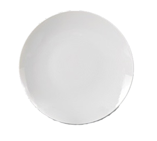 Yanco PA-709 8.75" Dia. Super White Porcelain Round Paris Plate