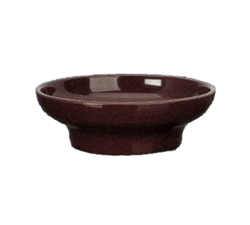 Yanco NC-352C 5 Oz. Brown Melamine Round Nu-Classic Tulip and Salsa Bowl