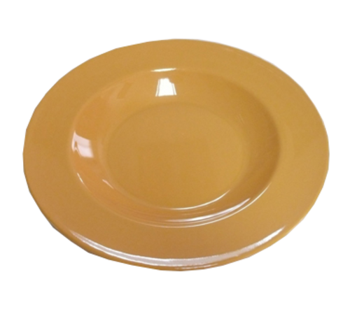 Yanco MS-5811YL 16 Oz. Yellow Melamine Round Milestone Pasta Bowl