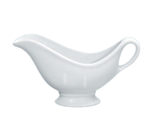 Yanco SB-5 5.5 Oz. White Porcelain with Handle Accessories Sauce Boat