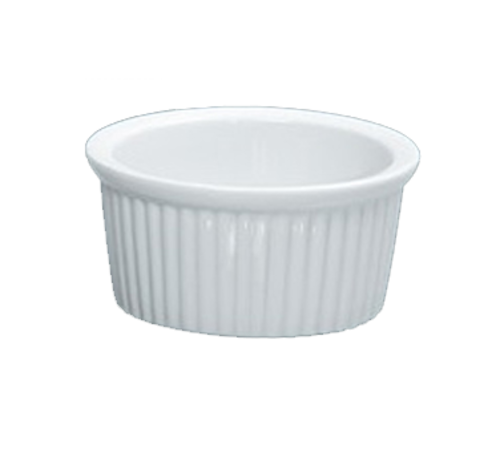 Yanco RK-110 10 Oz. White Round Porcelain Accessories Ramekin Dish