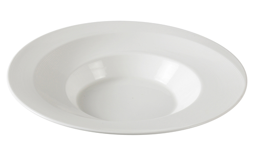 Yanco SH-312 24 Oz. Bone White Porcelain Round Shanghai Pasta Bowl